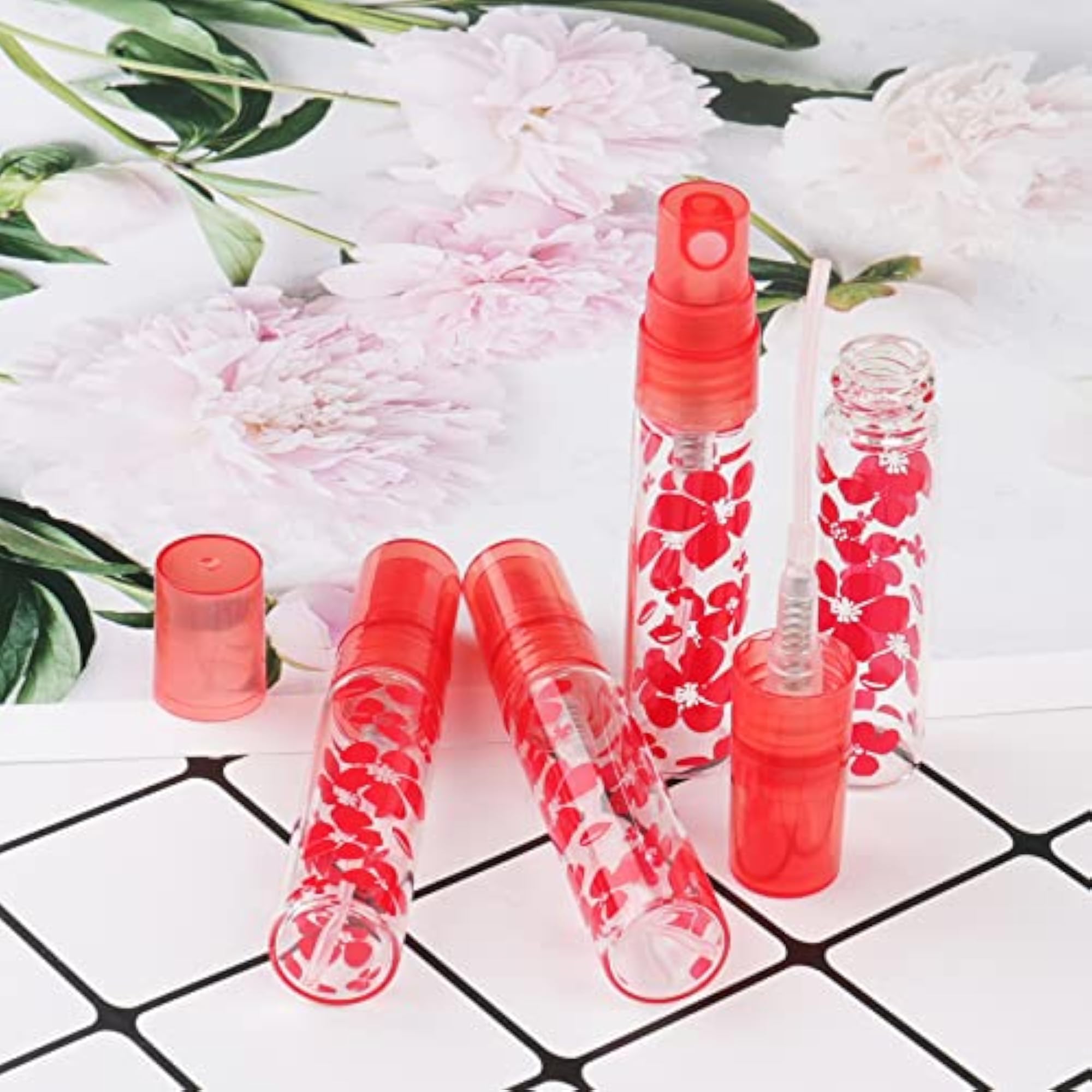 30Pcs Glass Spray Bottles Set, 5ml Mini Glass Sprayers